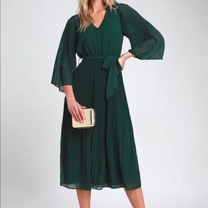 Green Midi Dress Sz L